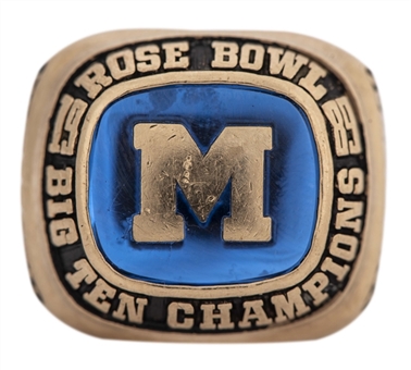 1989 Michigan Wolverines Football Big 10 Champions Ring